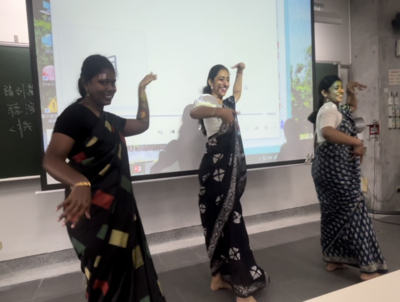 【活動報導】印度傳統舞蹈揭開序幕, 114-1學海說明會圓滿落幕 激發國際移動力與生涯規劃意識圖片